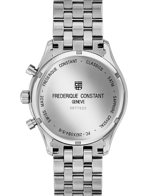 Classics Quartz Chronograph Watch FC-292MG5B6B | Frederique Classics Quartz Chronograph Watch FC-292MG5B6B | Frederique